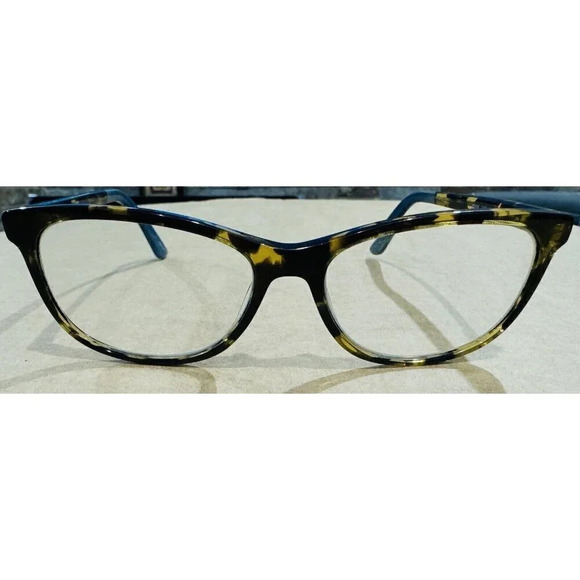 Nicole Miller Eyeglasses Brook C03 Tortoise Blue Optical Frame cat eye acetate - Picture 1 of 5